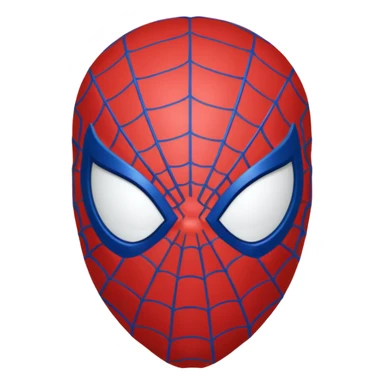 Spiderman head sticker