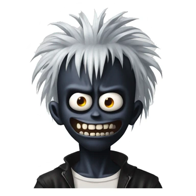 ryuk from death note that not smiling and looking in front off sticker