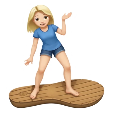 a woman sitting barefoot with one talking detailed pretty face on each sole sticker