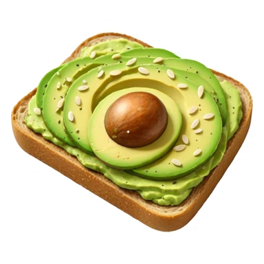avocado toast sticker