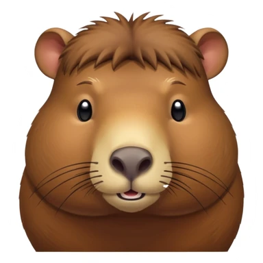 Capyvara com cara de deboche  sticker