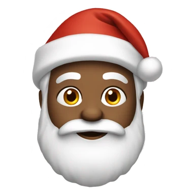 White Santa Claus sticker