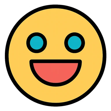 happy icon sticker