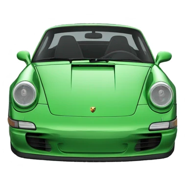 green porsche 911 2023 sticker