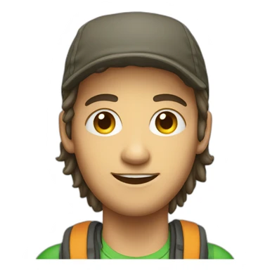 hostel backpacker sticker