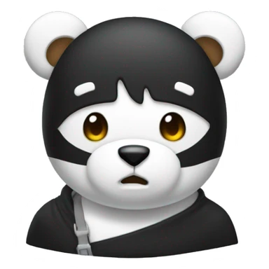 marsey emoji but as monokuma sticker