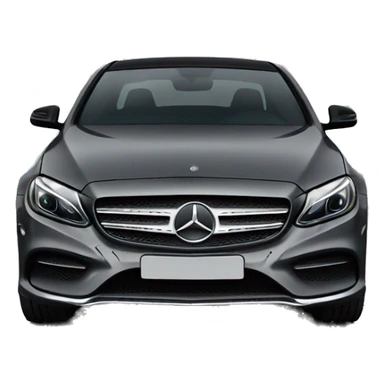 Mercedes-Benz w205 dark gray + black  sticker