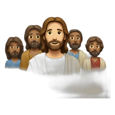 Jesus and disciples sticker