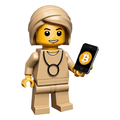 lego homme hackeur bitcoin sticker