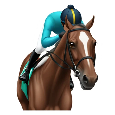 Racehorse sticker