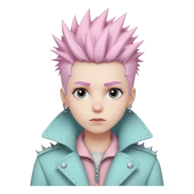 Winter three pastel punk sticker