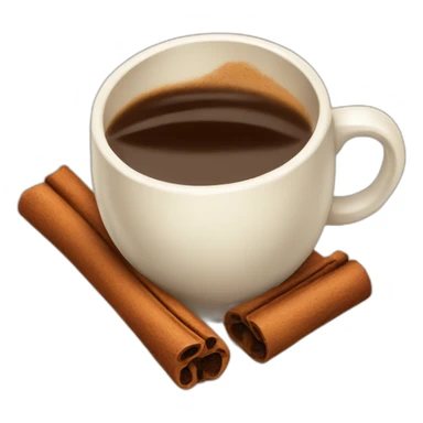 Coffee with cinnamon  sticker