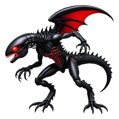 Venom-Xenomorph-Darkrai-Genesect-fusion  sticker
