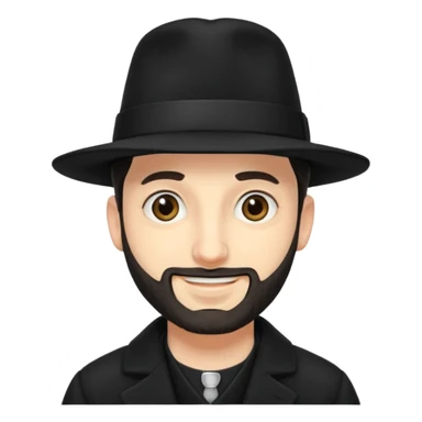 orthodox jew smirking sticker