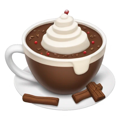 Hot chocolate christmas  sticker