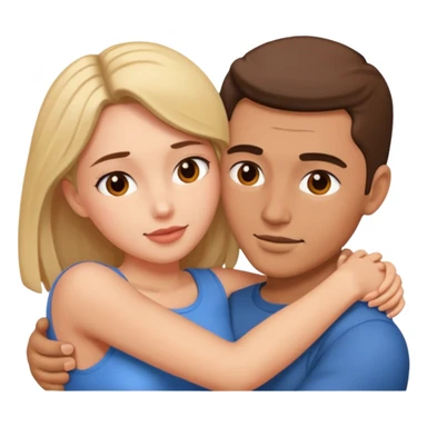 Man horny with woman sticker