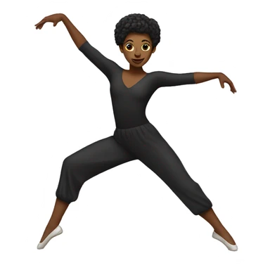 Contemporary dancer sticker