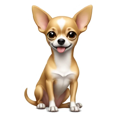 A chihuahua sitting  sticker