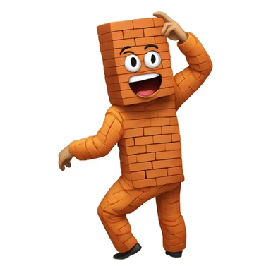 Brick twerk sticker
