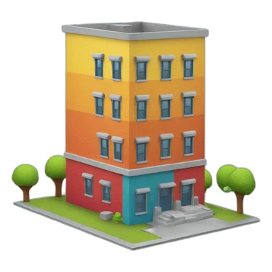 Colorful building blocks sticker