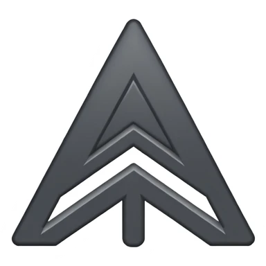 iOS emoji, minimal dark spark, small zigzag, flat sticker