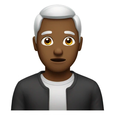 Being dramatic on social media sticker