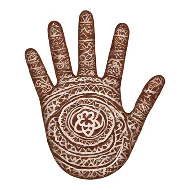 Henna sticker