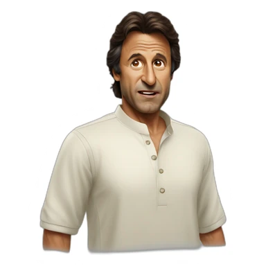 Imran Khan cricket look emoji sticker