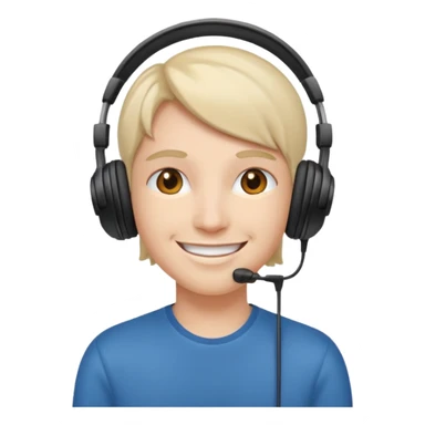 Una carita con audios sticker