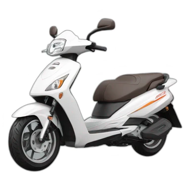 Scooters  kymco  super 2 sticker