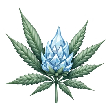 white marijuana sticker