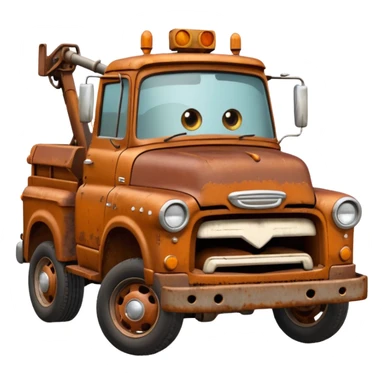 mater tow truck sticker