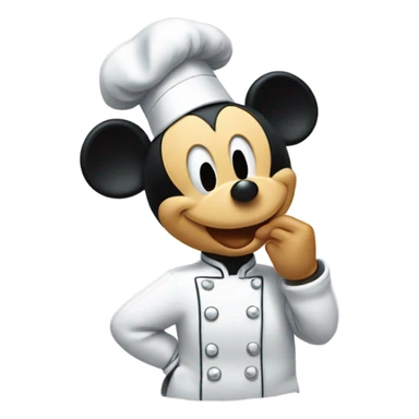 Mickey Mouse doing a chefs kiss sticker