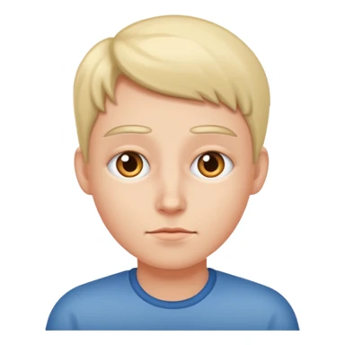 A person with a lazy eye  sticker