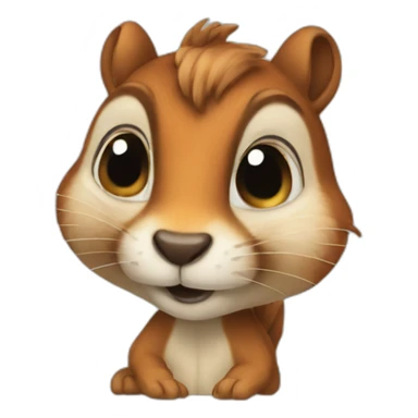 squirel sticker