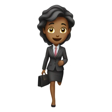 She left the office at 6 pm yesterday. sticker