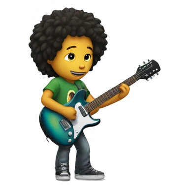 body Bob marley kid with guitar sticker