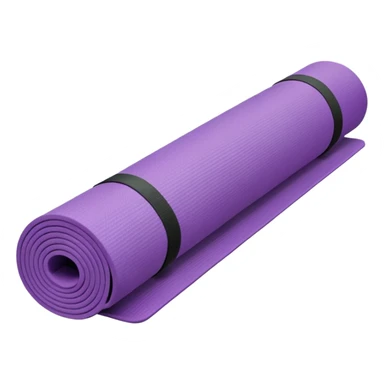 Yoga Mat purple sticker