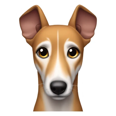 Fawn tiger greyhound sad sticker