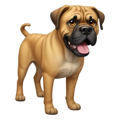 Bullmastiff dog sticker