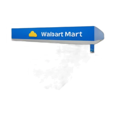 Walmart store sticker