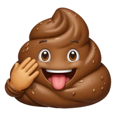 یه پی پی که داره میخنده و دستش جلوی دهنش گرفته sticker