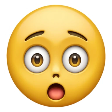 Create a Shock reaction emoji for a new social media app sticker