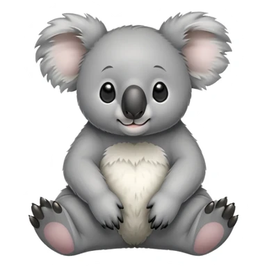 Koala con oso sticker