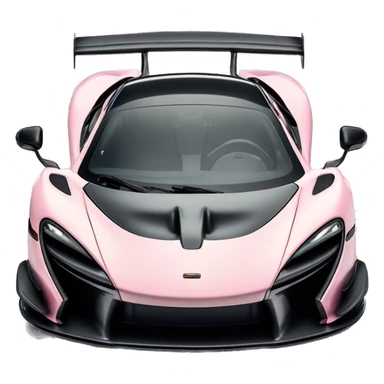 Pastel Pink McLaren Senna sticker