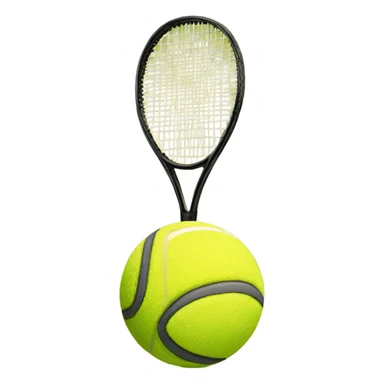 Light brown tennis ball sticker