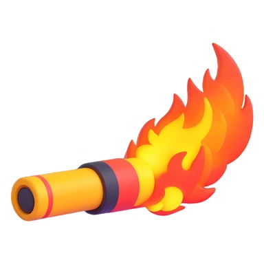 fire power, 3D emoji style sticker