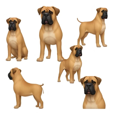 Bullmastiff Dog Breed Full Body sticker