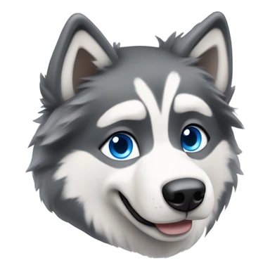 Husky dog sticker