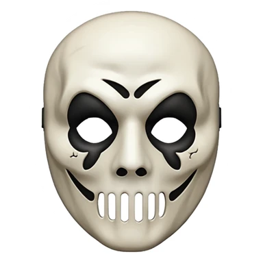 ghostface scream face sticker